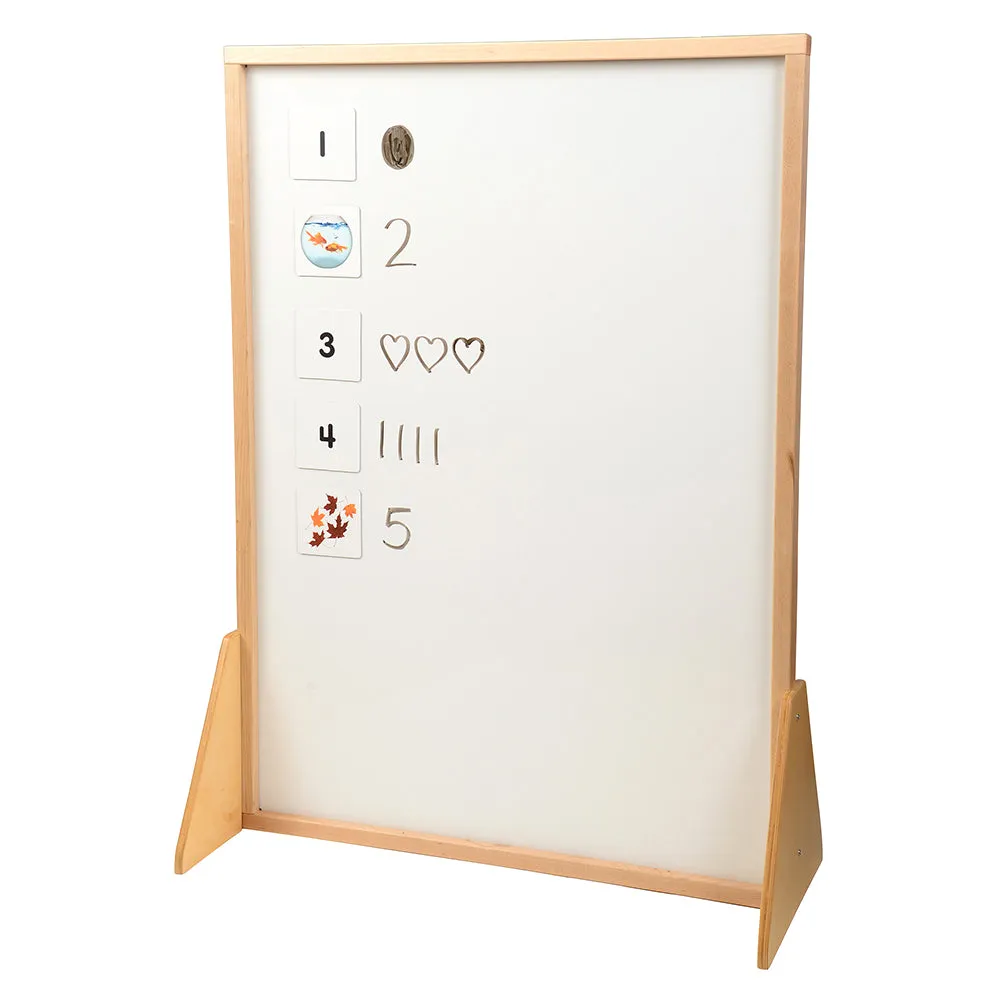 3-in-1 Magnetic Write & Wipe Room Divider | Double-Sided, Eco-Friendly Display Board