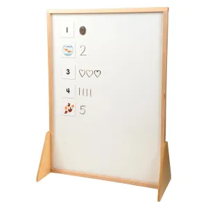 3-in-1 Magnetic Write & Wipe Room Divider | Double-Sided, Eco-Friendly Display Board