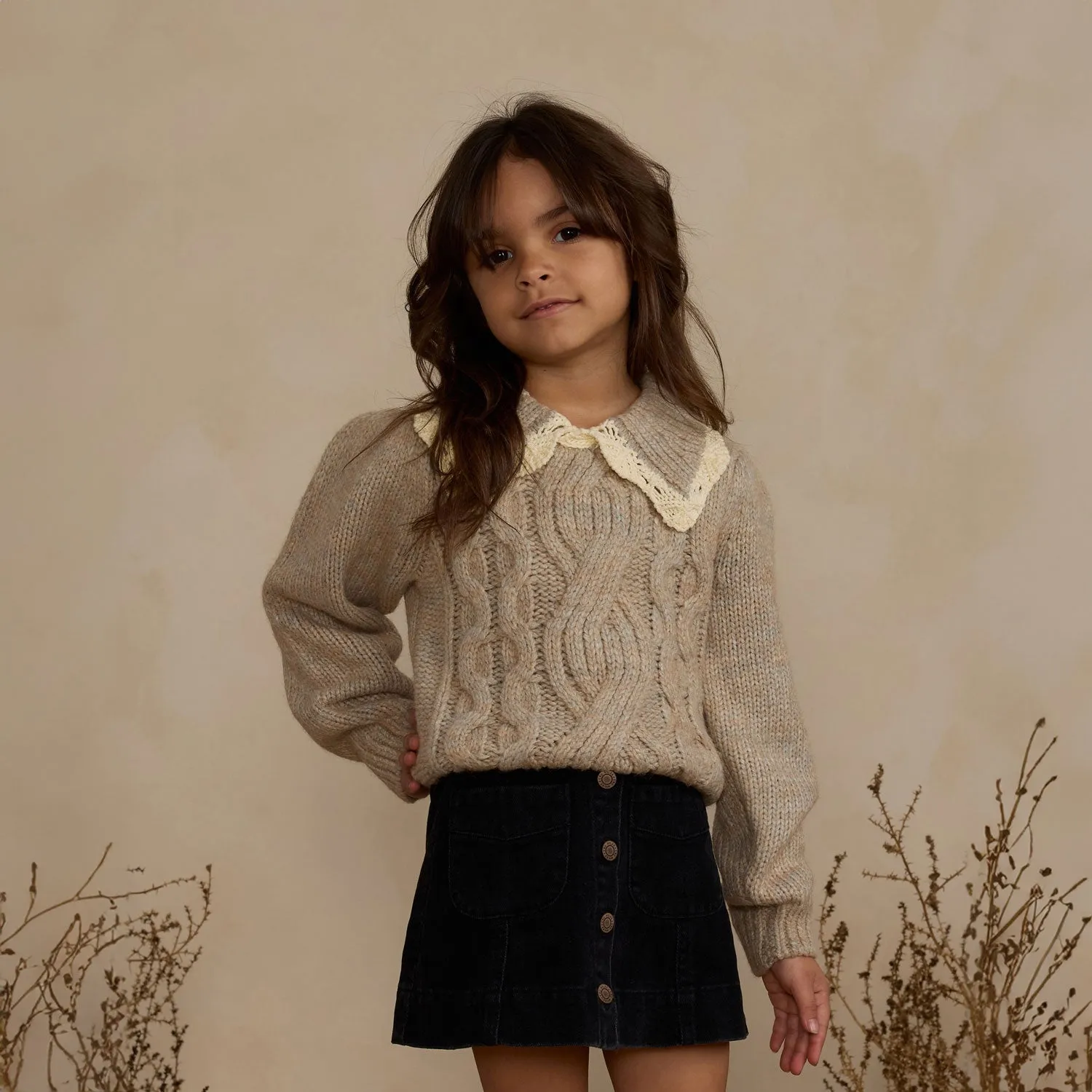 Alice Sweater - Heathered Sand - FINAL SALE