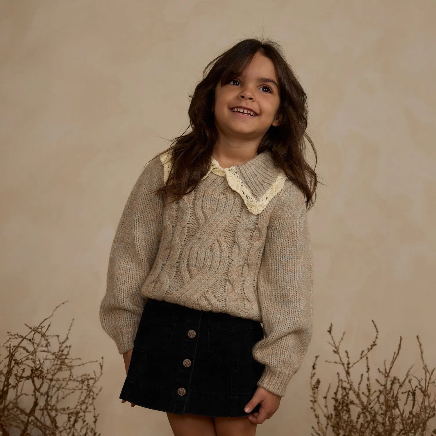 Alice Sweater - Heathered Sand - FINAL SALE