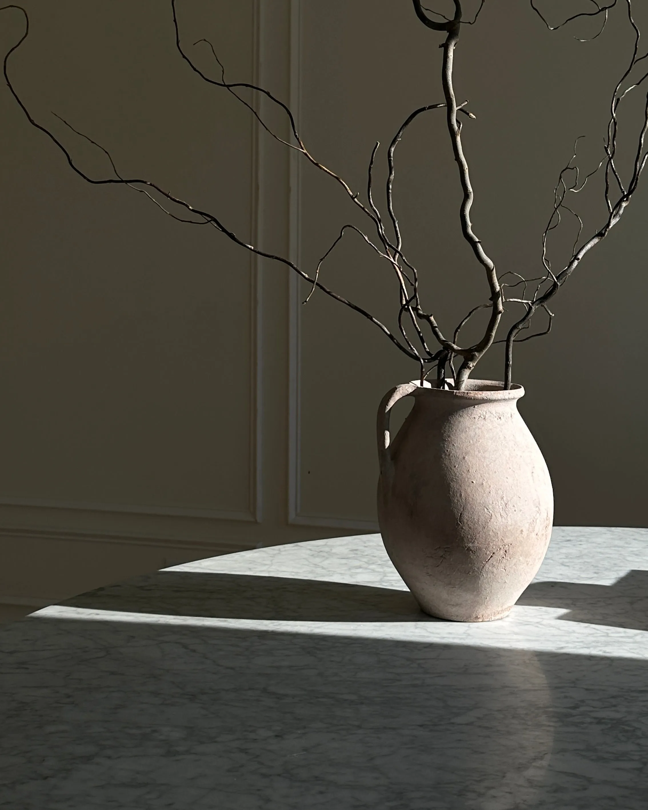AMBER CLAY PITCHER