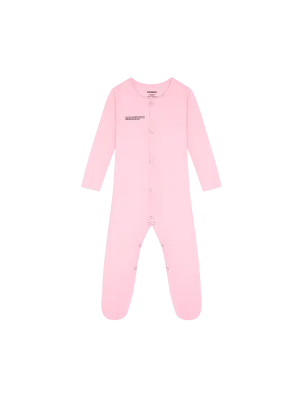 Baby 365 Lightweight Babygrow—magnolia pink