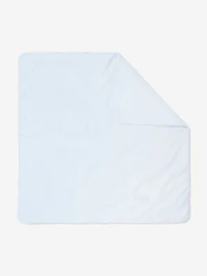 Baby Boys Logo Blanket in Blue (80cm)