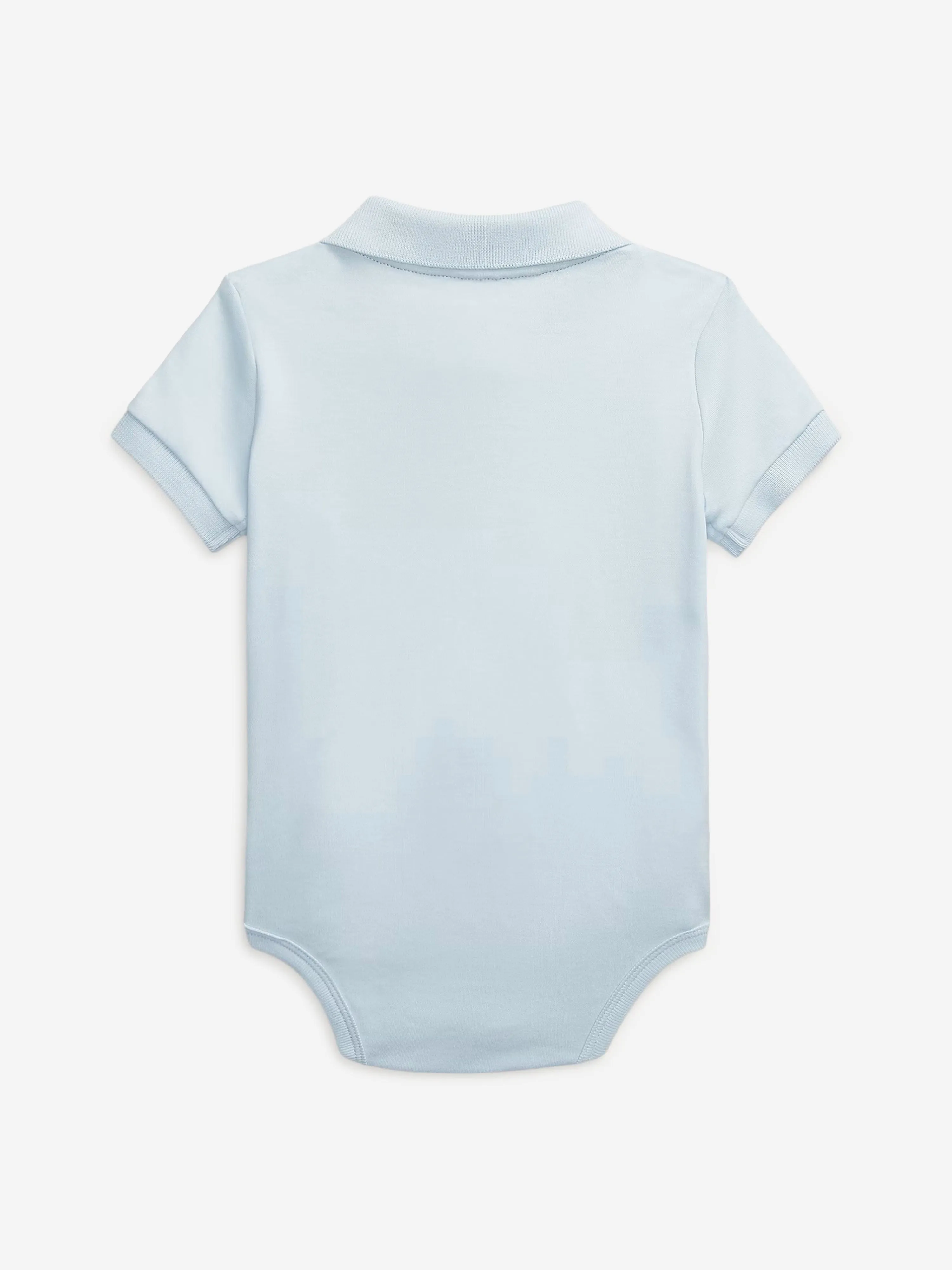 Baby Boys Polo Bodysuit in Blue