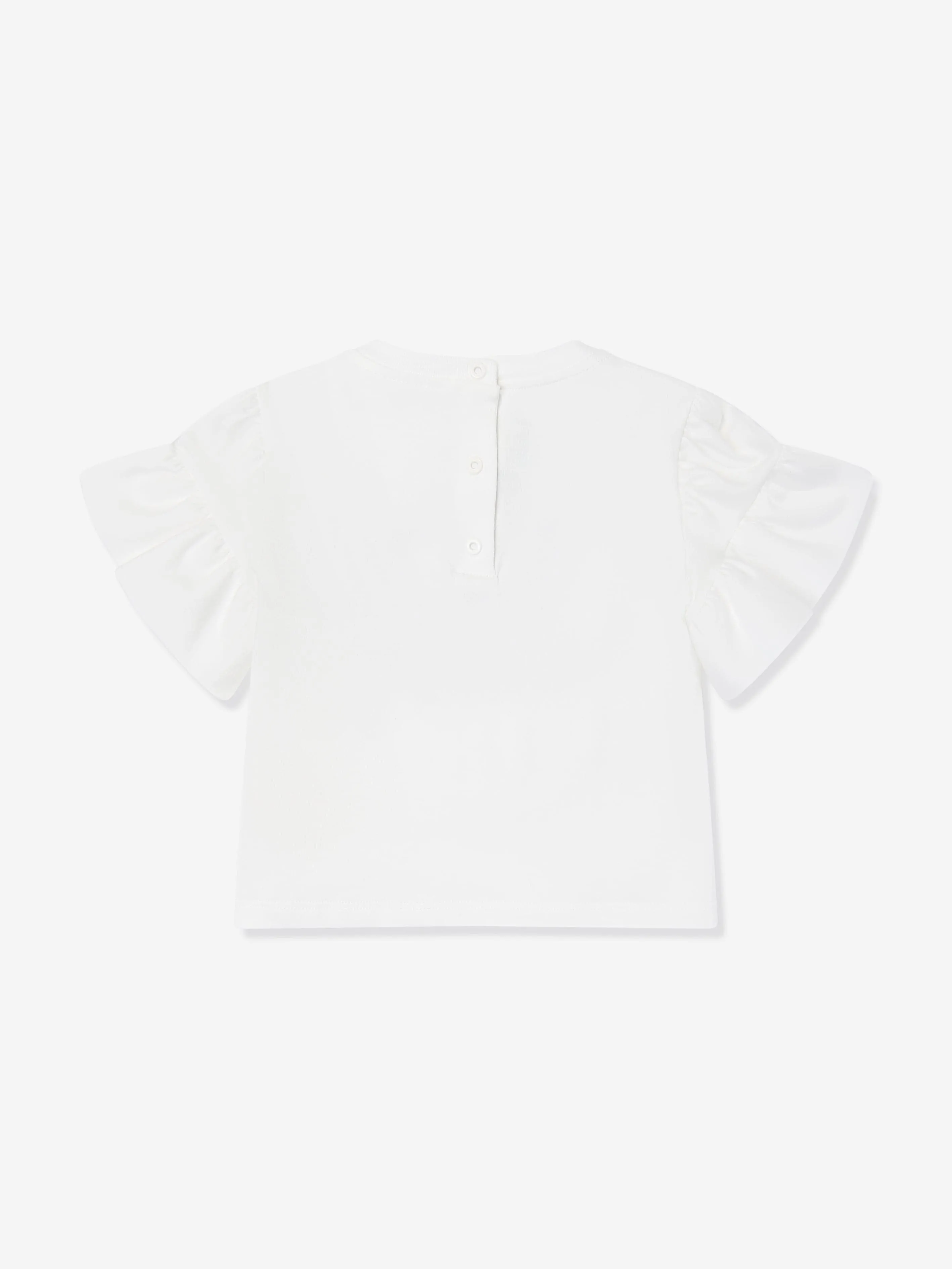 Baby Girls Squirrel T-Shirt in White