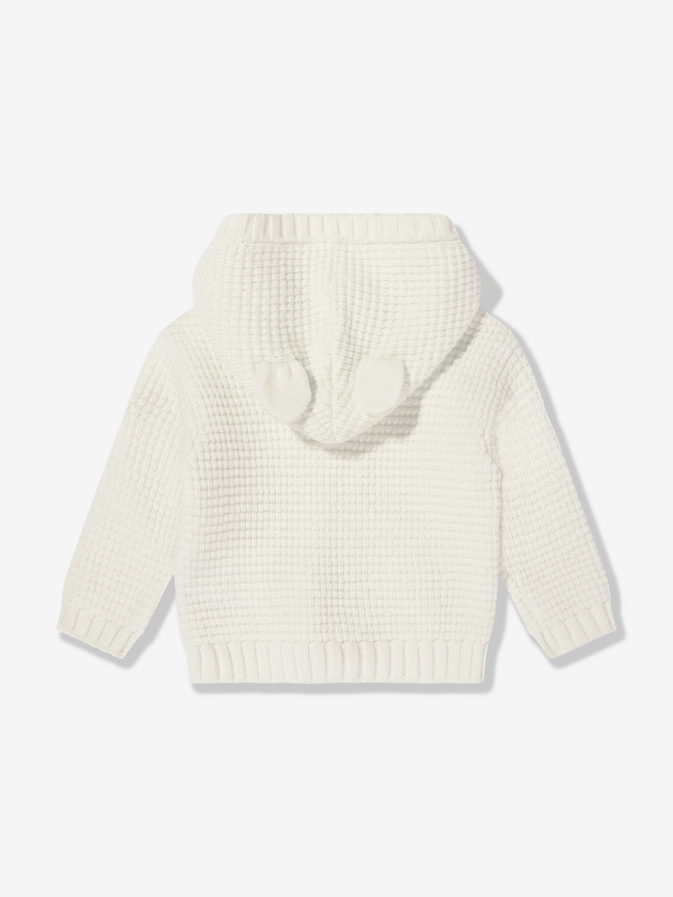 Baby Wool Zip Up Top in Ivory
