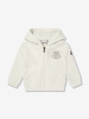 Baby Wool Zip Up Top in Ivory
