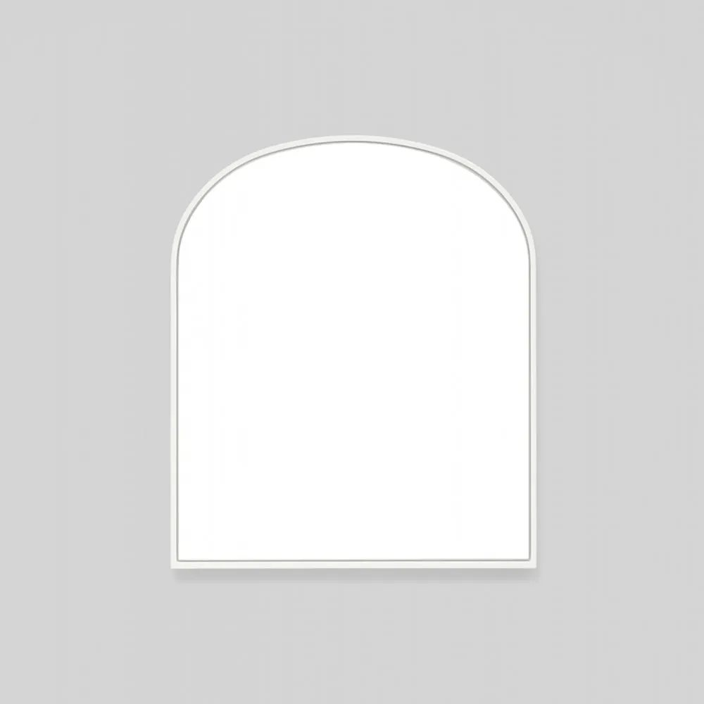 Bella Small Arch Mirror - Bright White