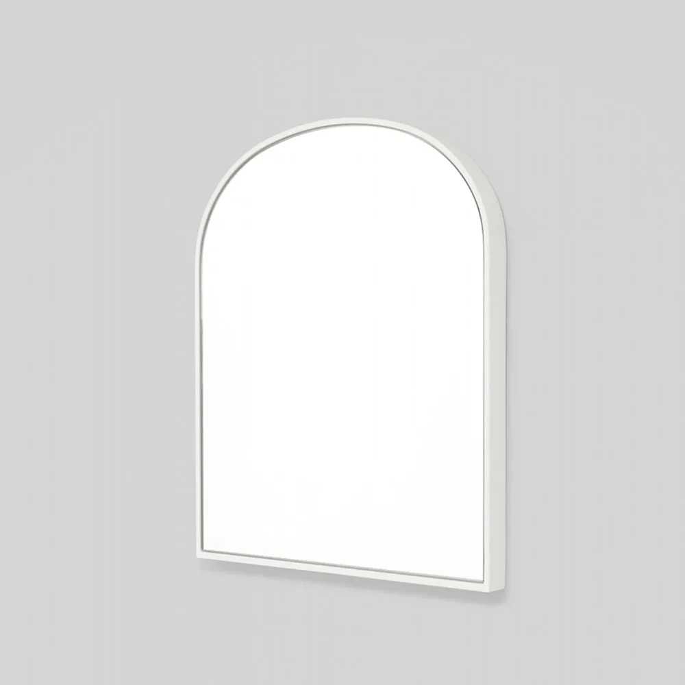 Bella Small Arch Mirror - Bright White