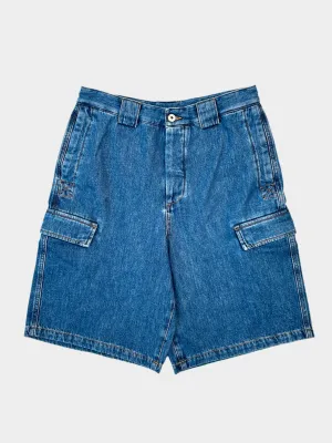 Bermuda Cargo In Denim