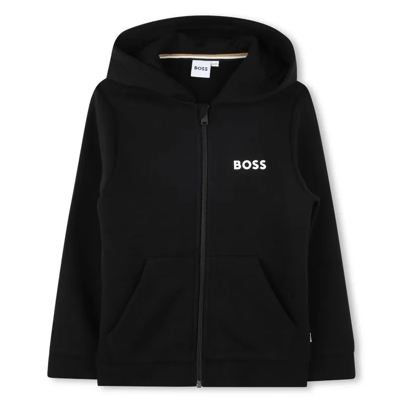 Black Logo Hooded Tracksuit