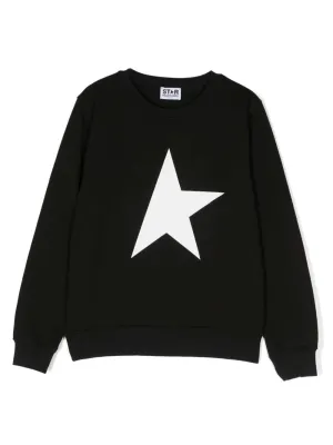 Black Sweatshirt with White Star