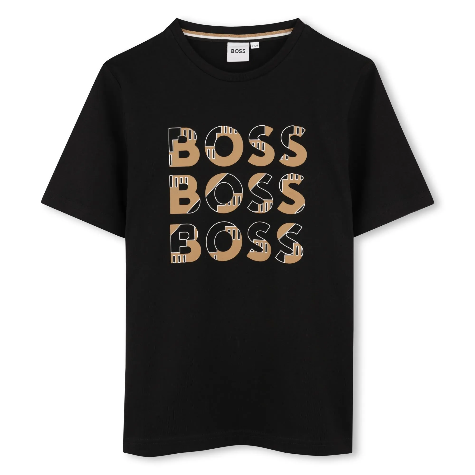 Black Triple Logo T-Shirt