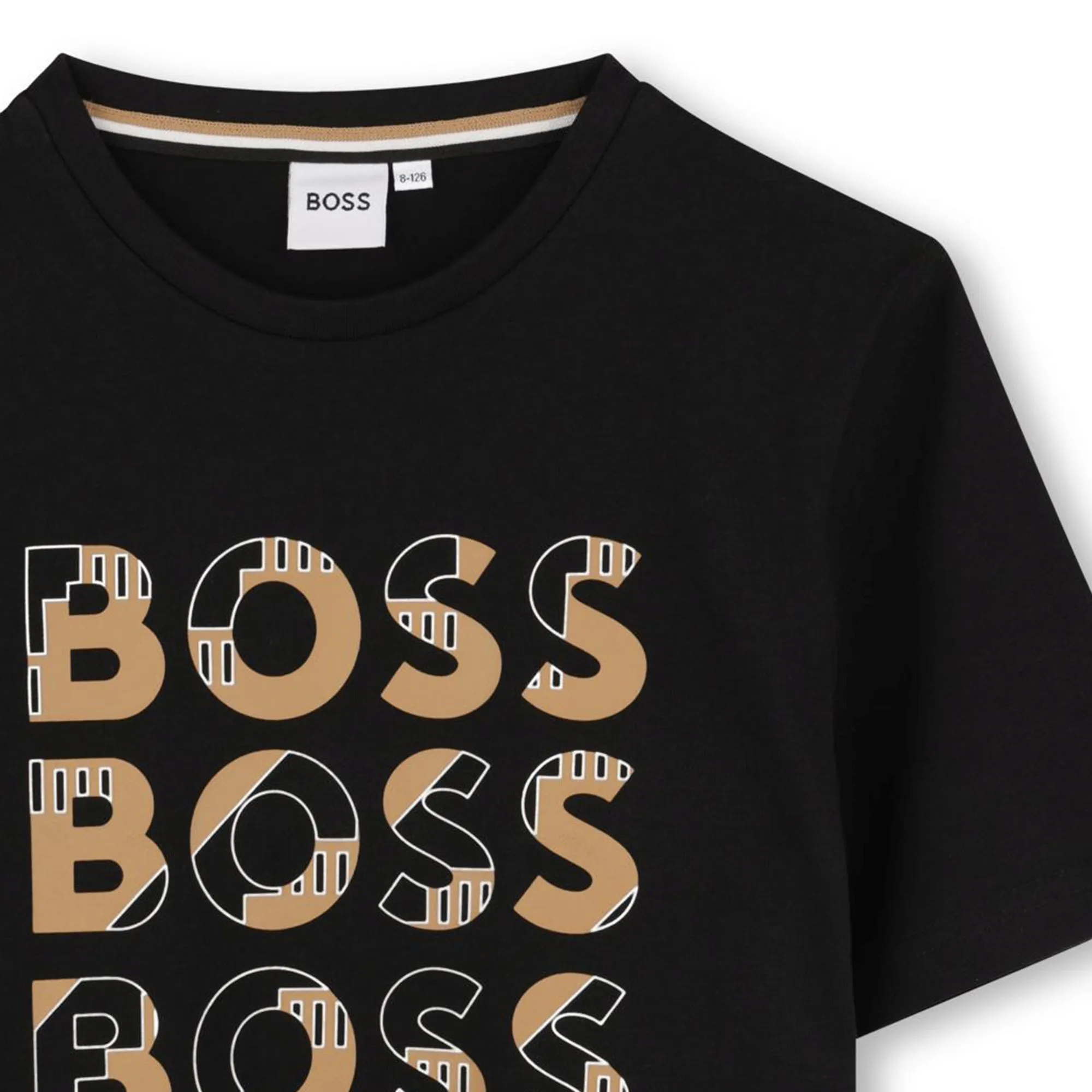 Black Triple Logo T-Shirt