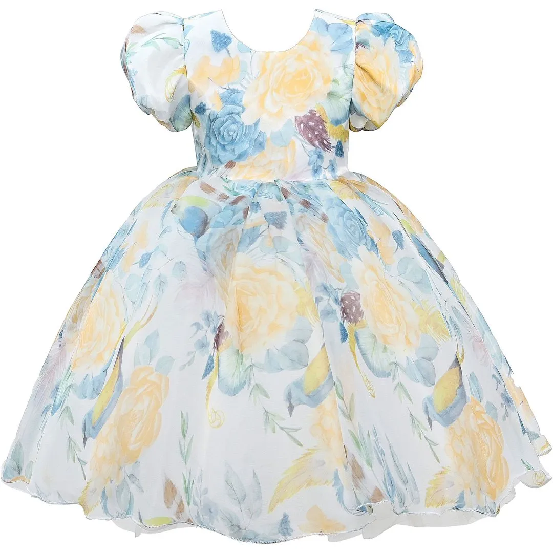 Blue Chablis Floral Garden Organza Dress
