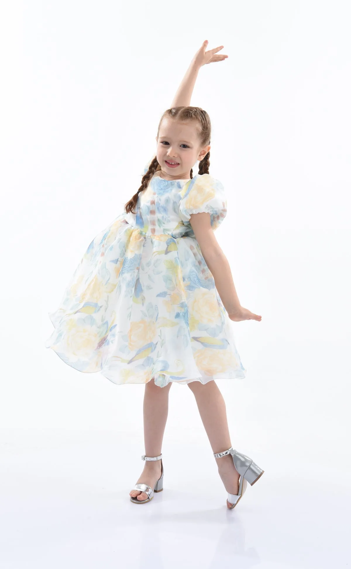 Blue Chablis Floral Garden Organza Dress