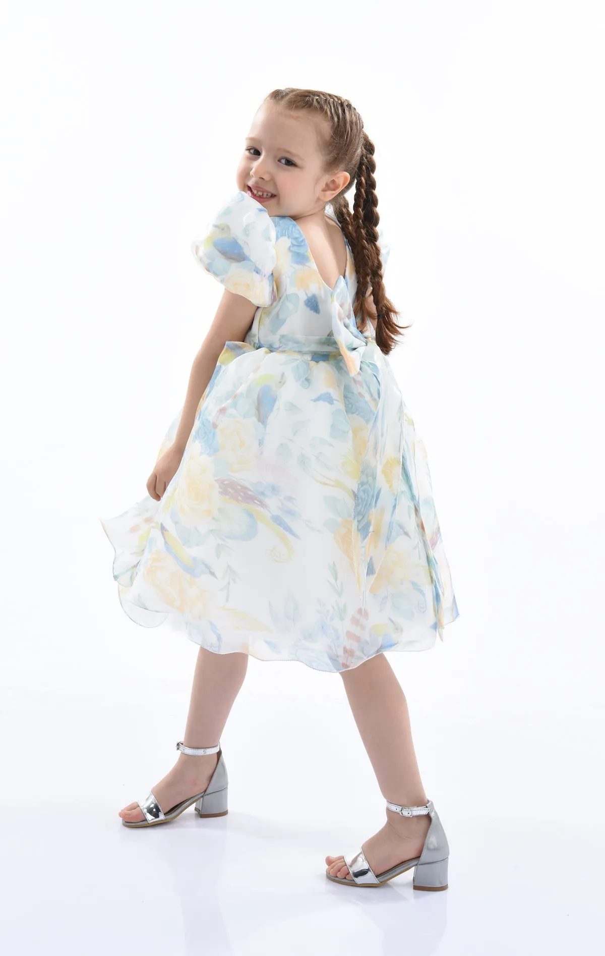 Blue Chablis Floral Garden Organza Dress