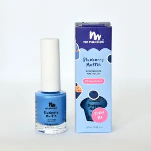 BLUEBERRY MUFFIN Scented Scratch Off Kids Nail Polish