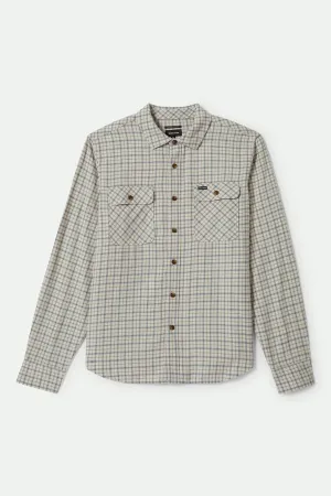 Bowery Lightweight Ultra Soft L/S Flannel - Whitecap/Basalt