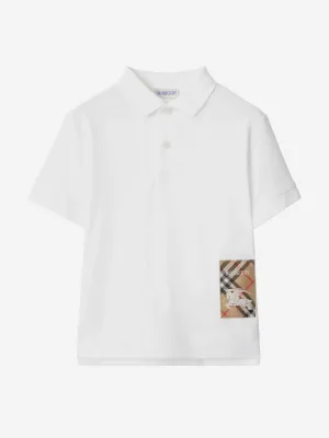 Boys Johane EKD Polo Shirt in White