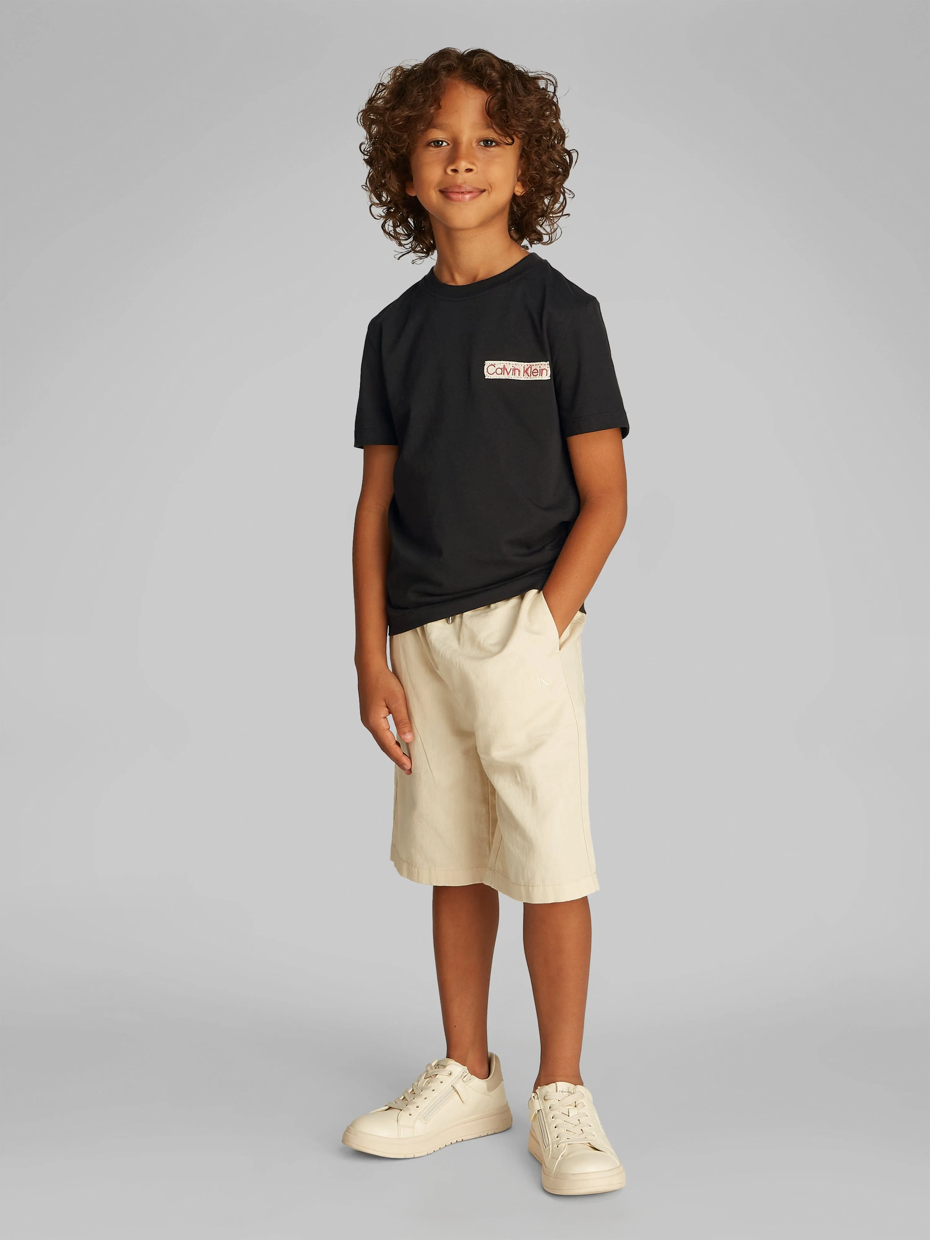Boys Label CKJ Graphic T-Shirt in Black