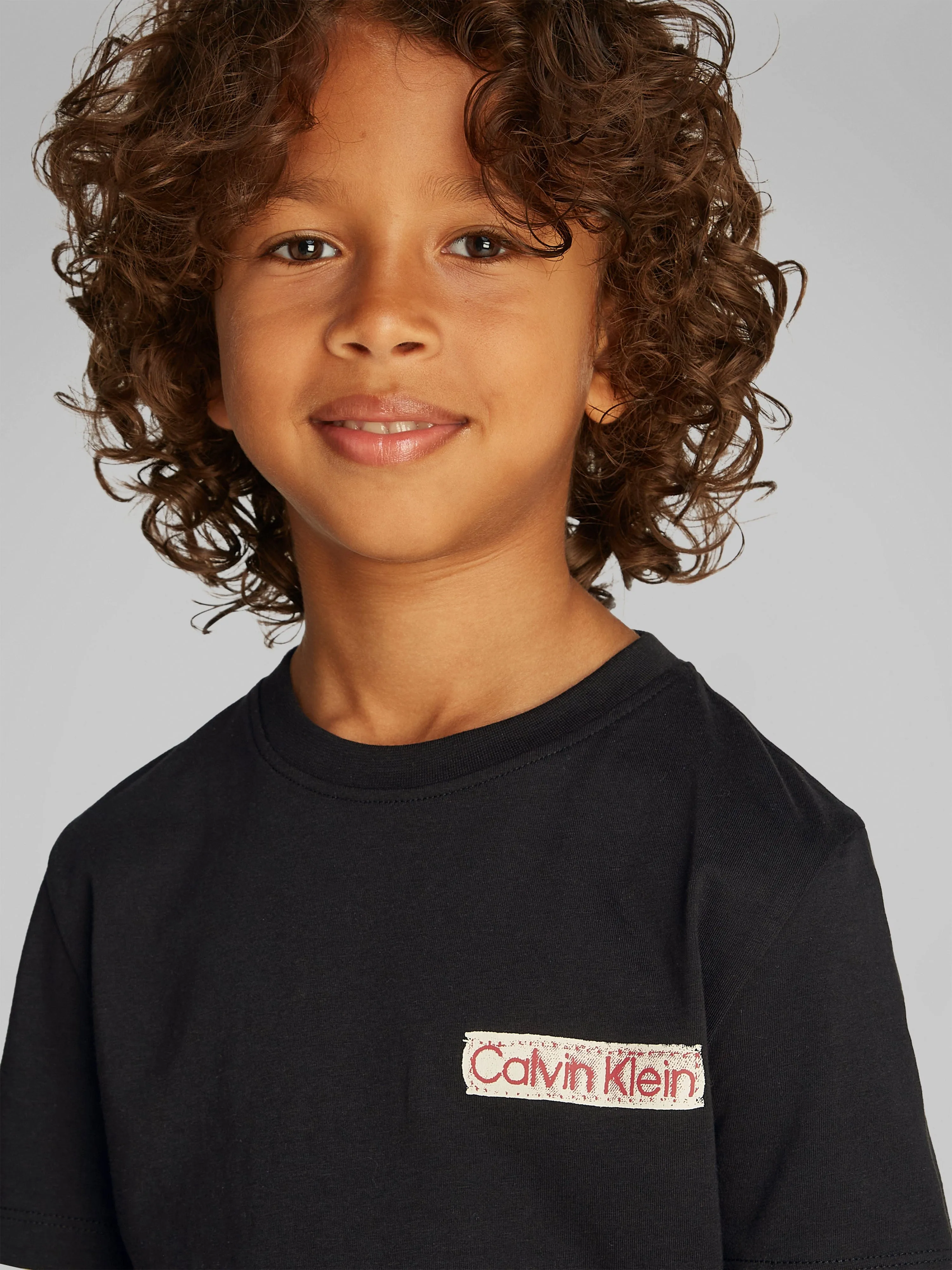 Boys Label CKJ Graphic T-Shirt in Black