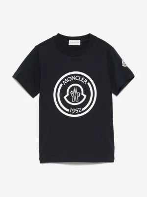 Boys Logo T-Shirt in Navy