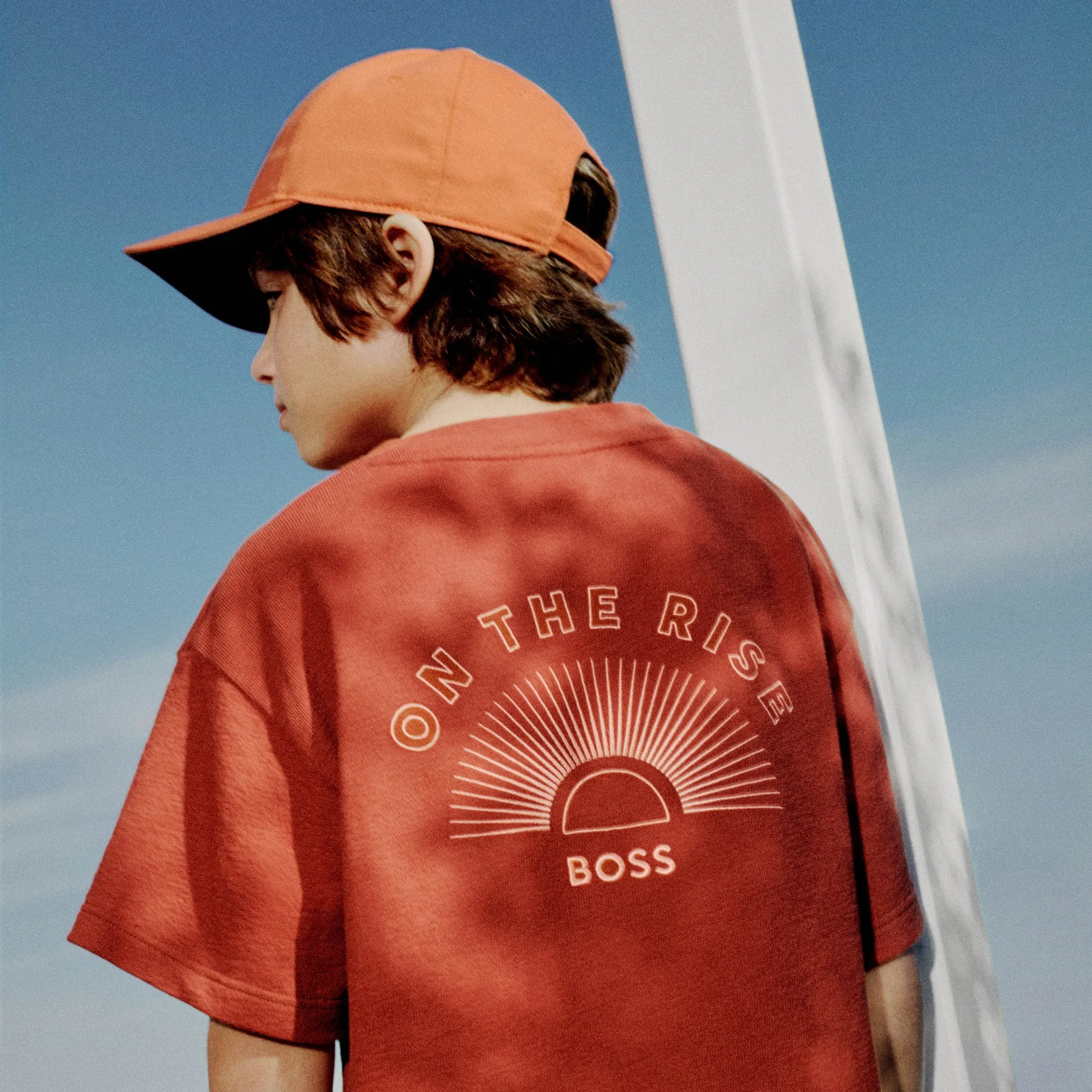 Bright Red Logo Baseball Cap