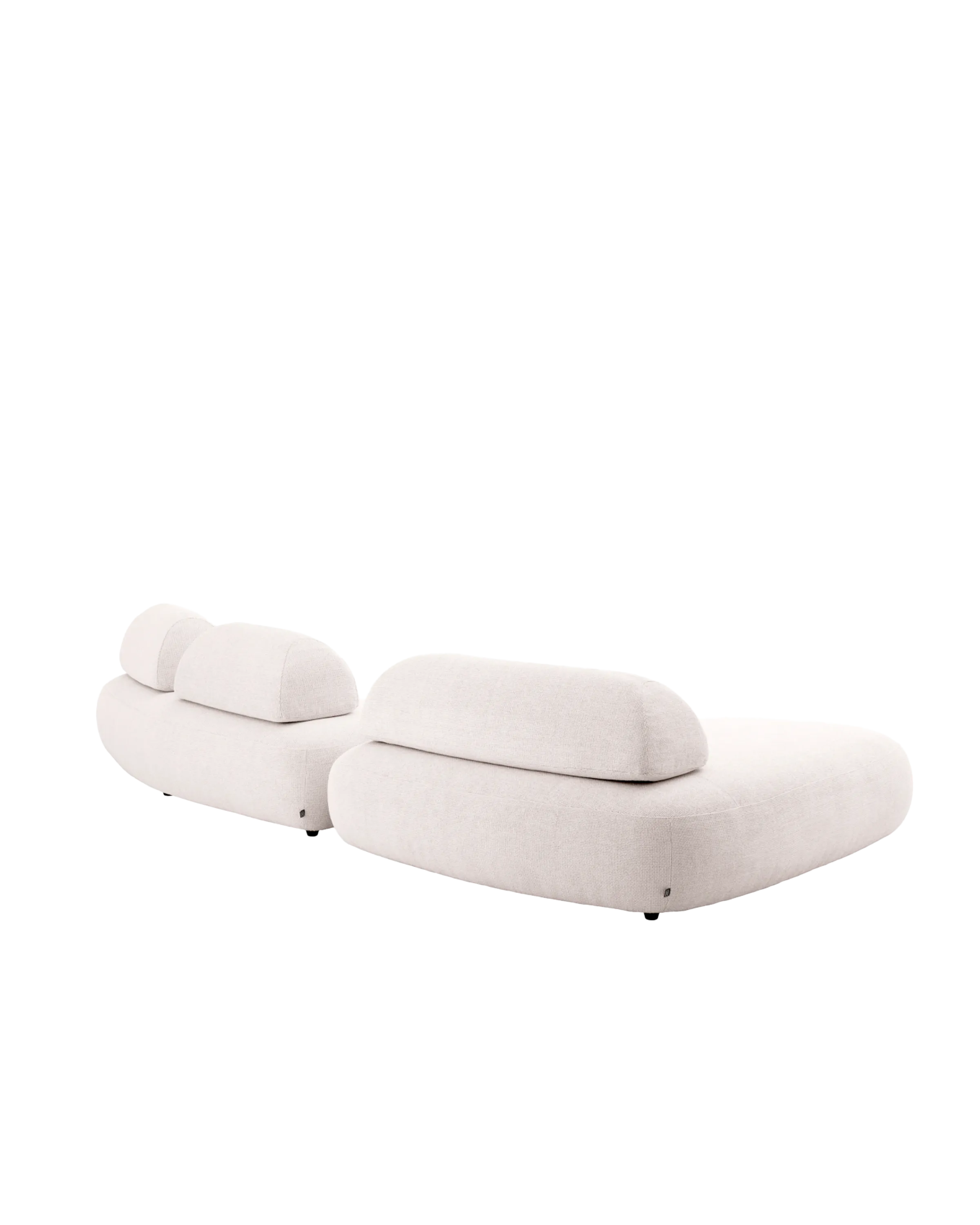 CALASSO ASYMMETRICAL SOFA WHITE