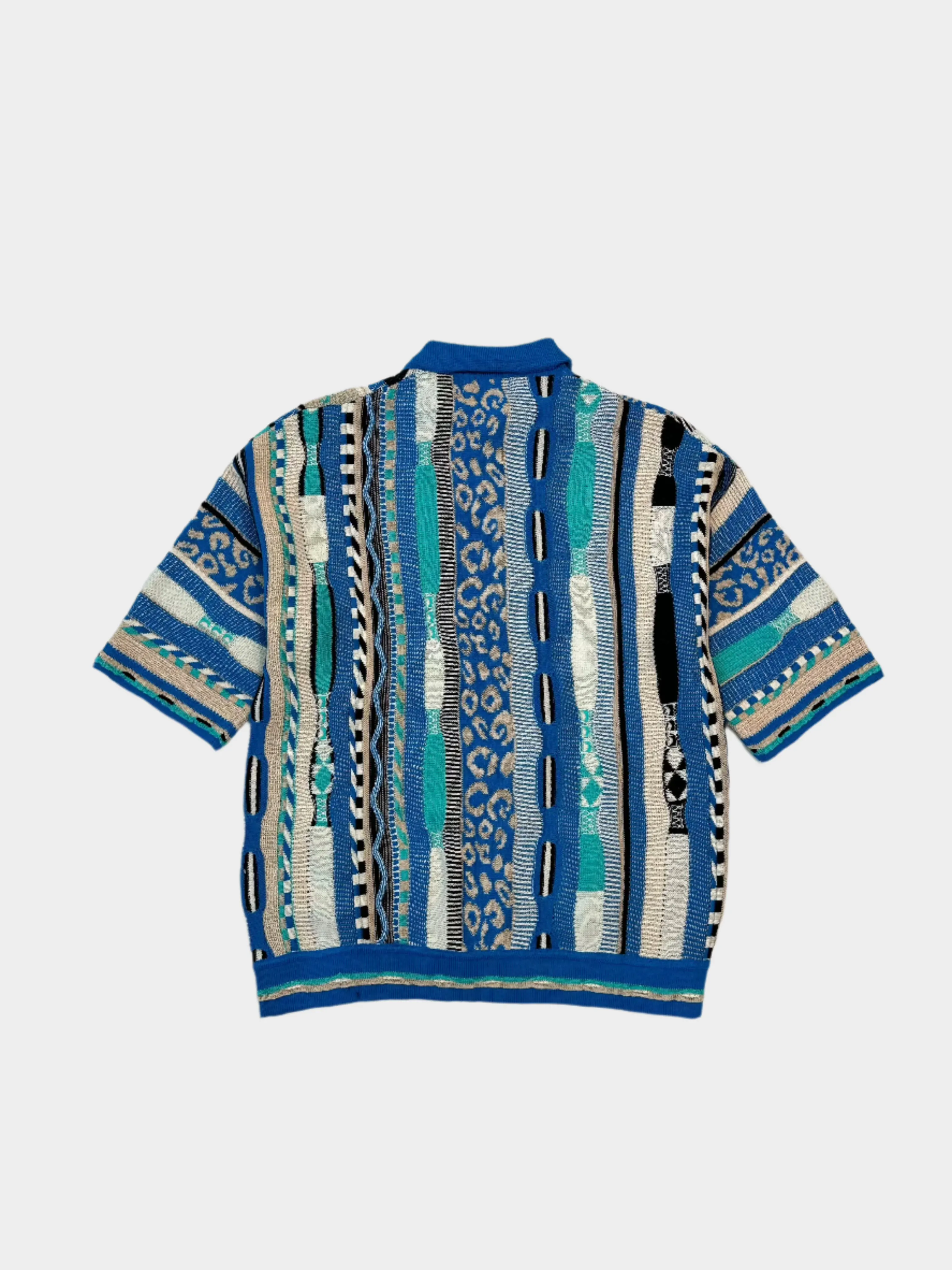 Camicia Polo Jacquard Multicolor