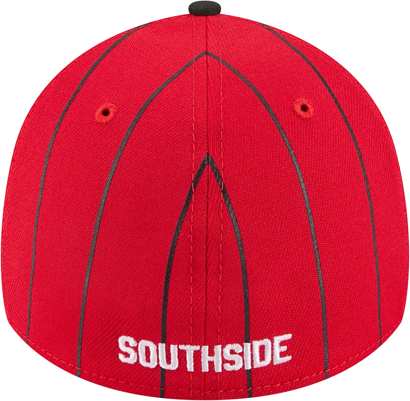 Chicago White Sox 2025 City Connect Red/Black New Era 39THIRTY Flex Fit Hat