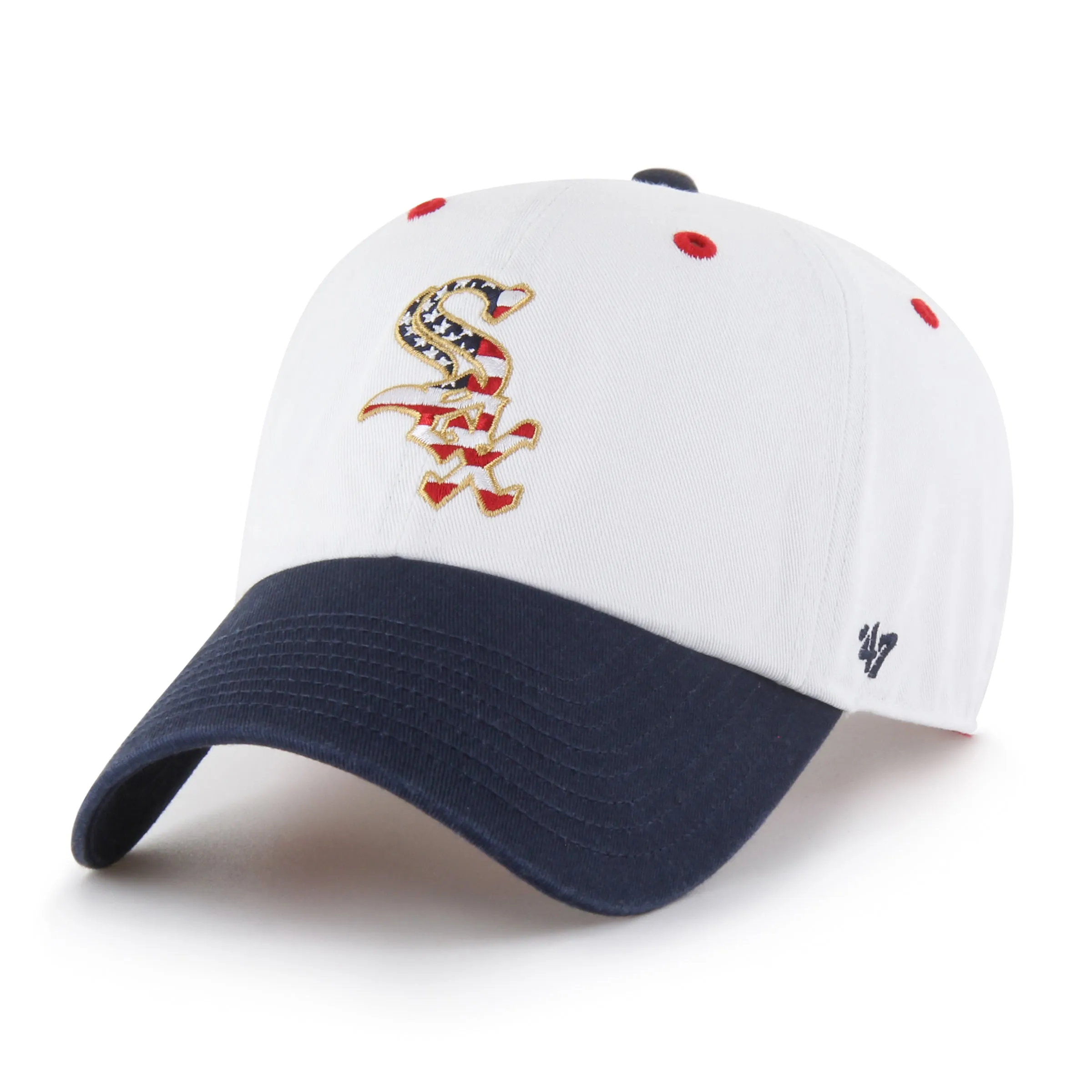 CHICAGO WHITE SOX PATRIOTIC FLAG FILL '47 CLEAN UP