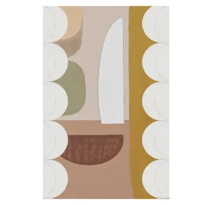 Copper Scallop Canvas Print 76cm x 50cm