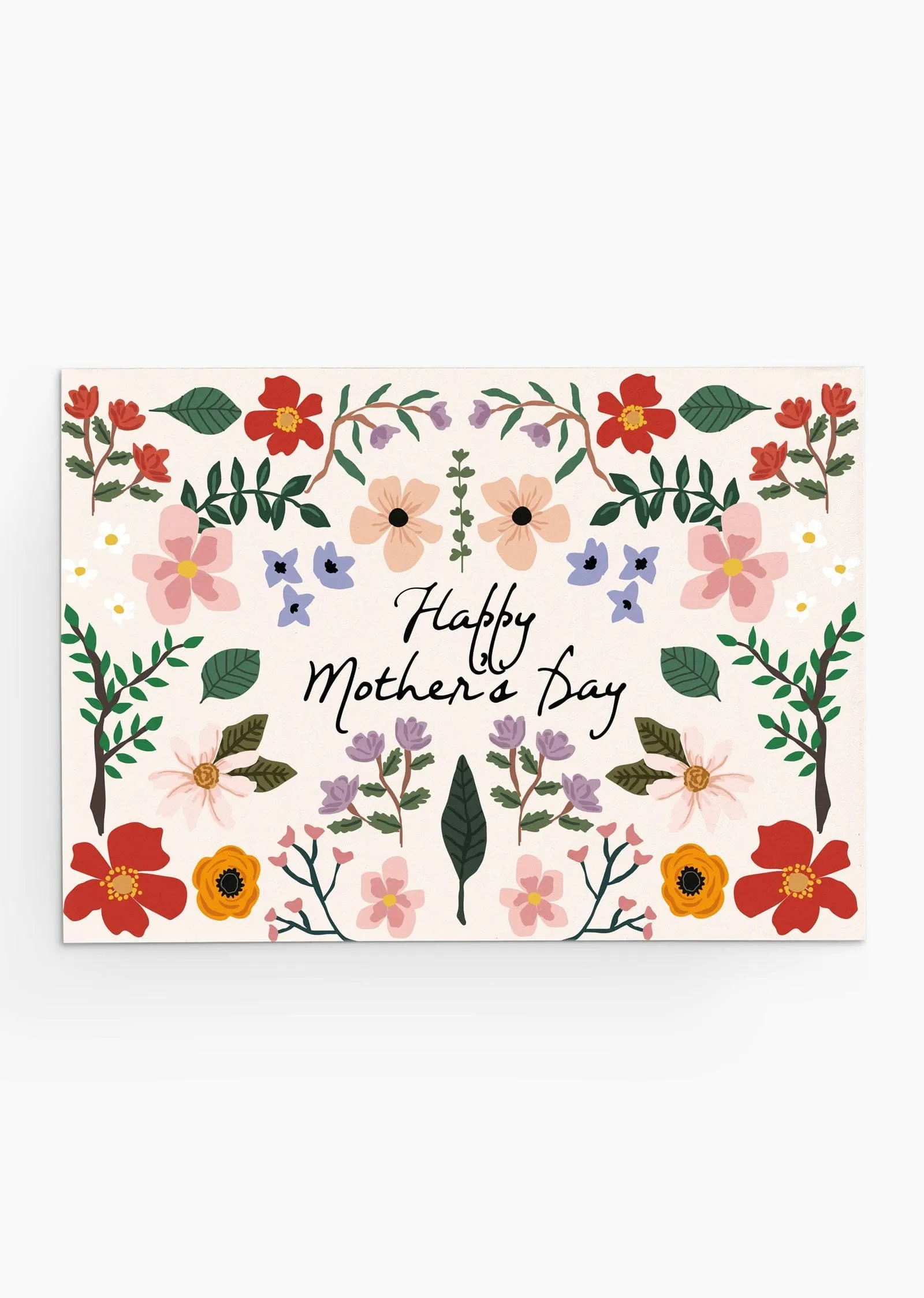 Creme Floral Garden - Mother's day card