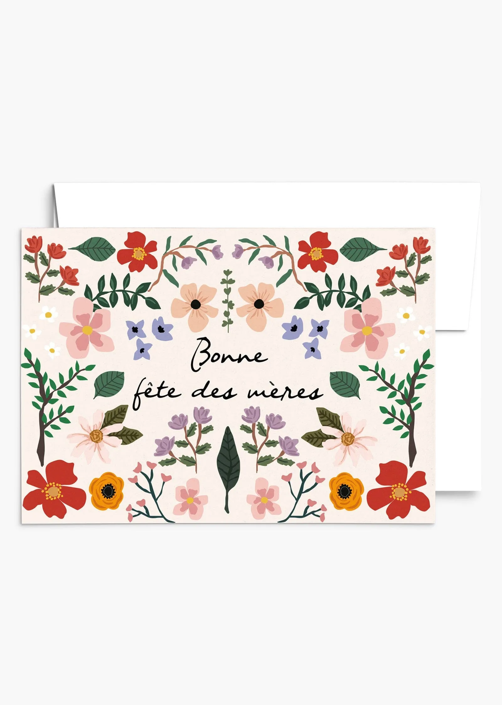 Creme Floral Garden - Mother's day card