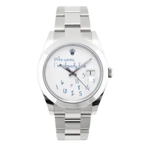 Datejust 41mm Who Cares Dial 2024 Oyster - 126300