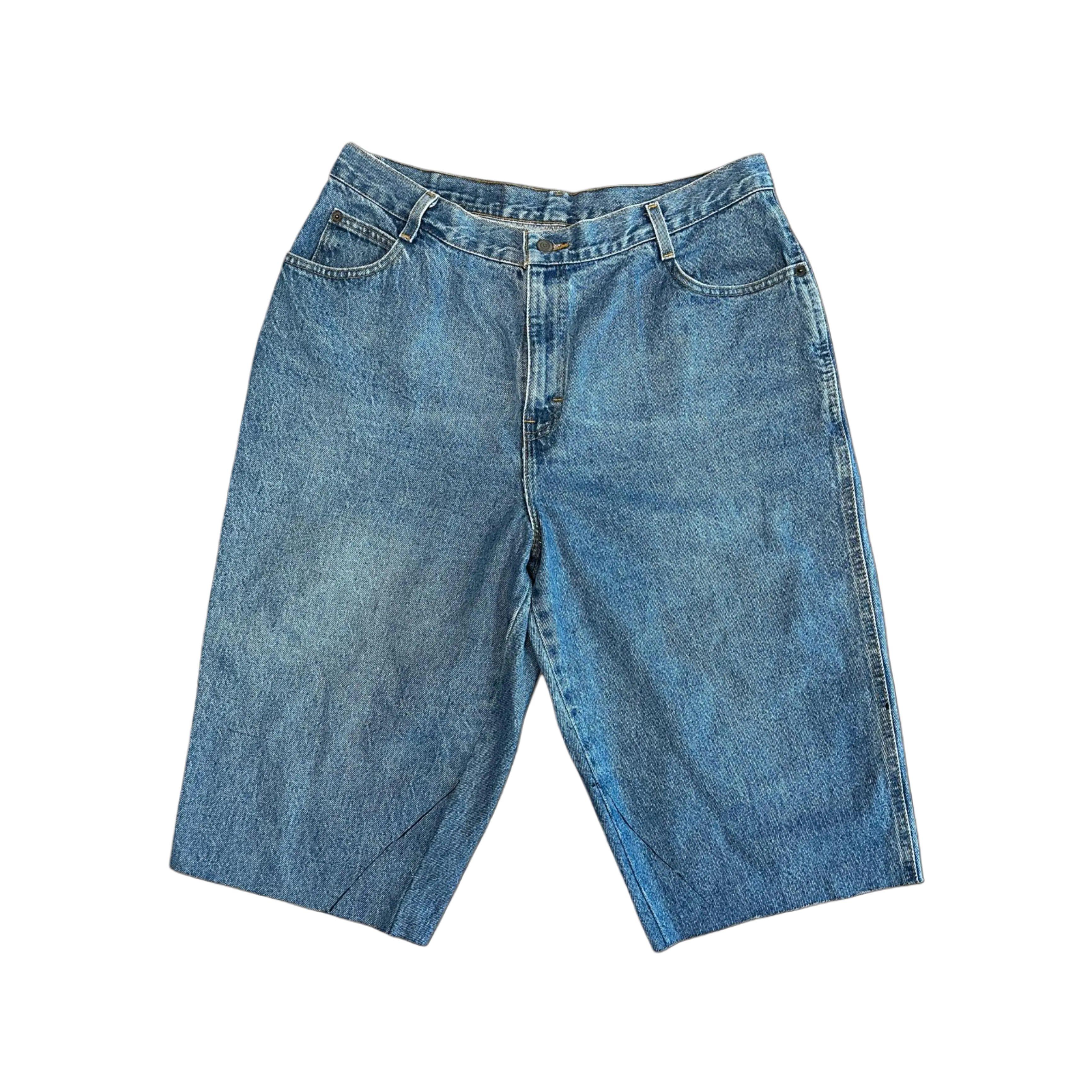 Denim Plain Vintage Jort