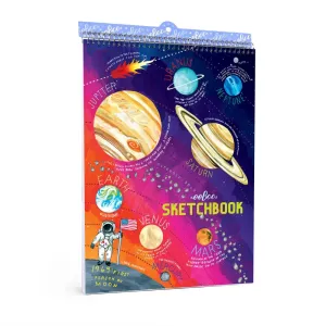 eeBoo Solar System Artist Sketchbook with Monika Forsberg Illustrations