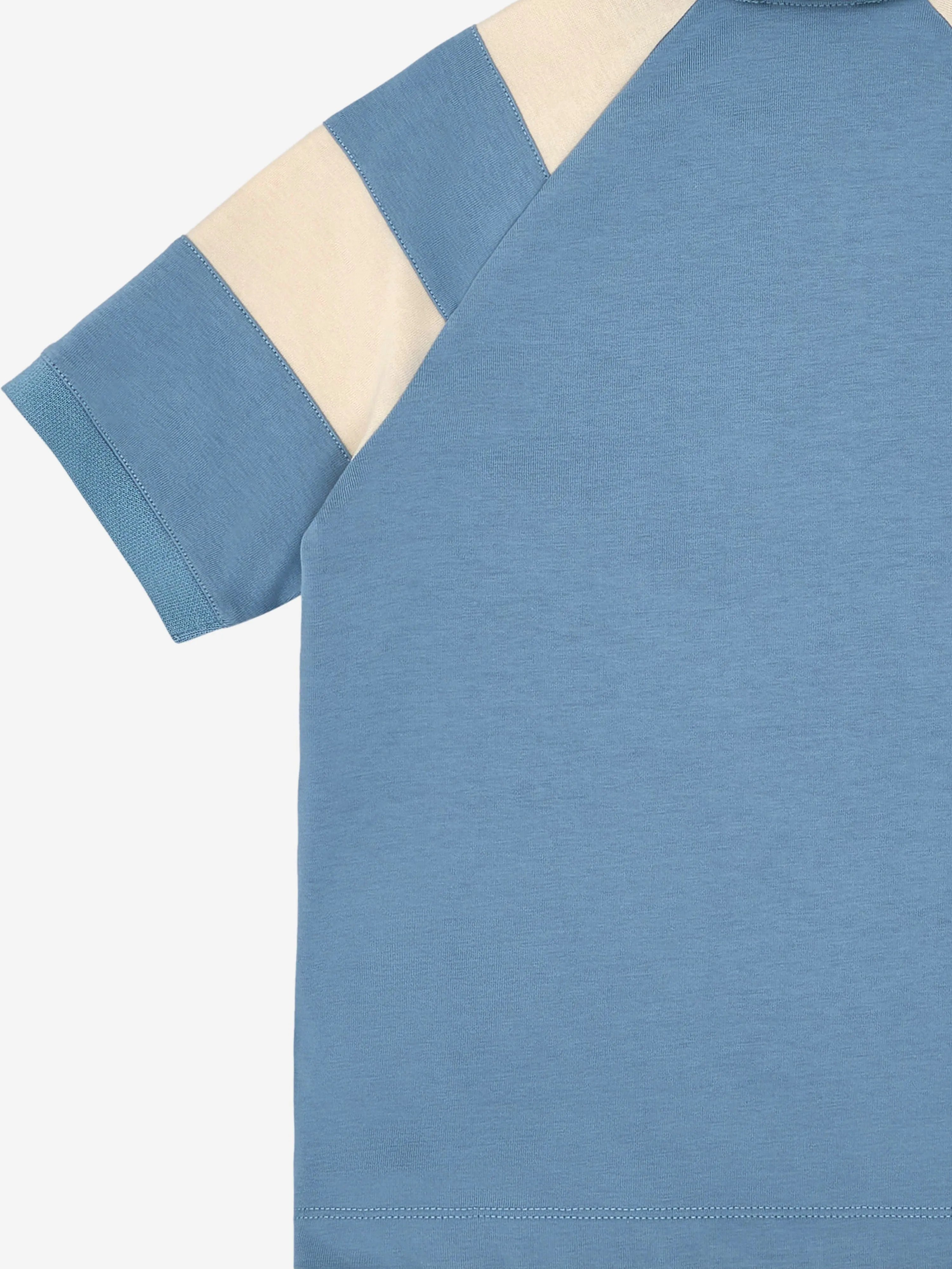 Emporio Armani Boys Colourblock Polo Shirt in Blue