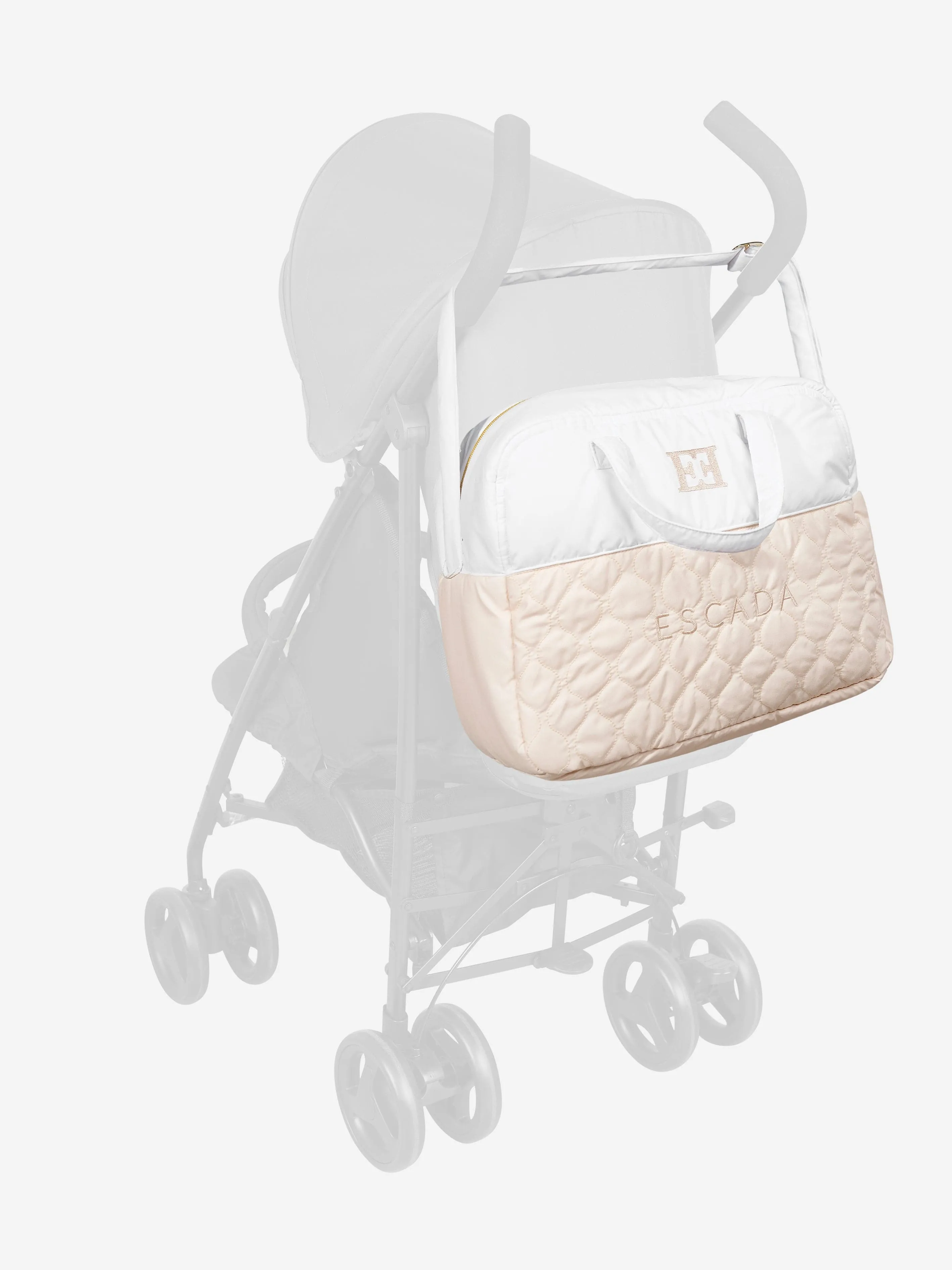 Escada Baby Girls Quilted Changing Bag in White (41cm)