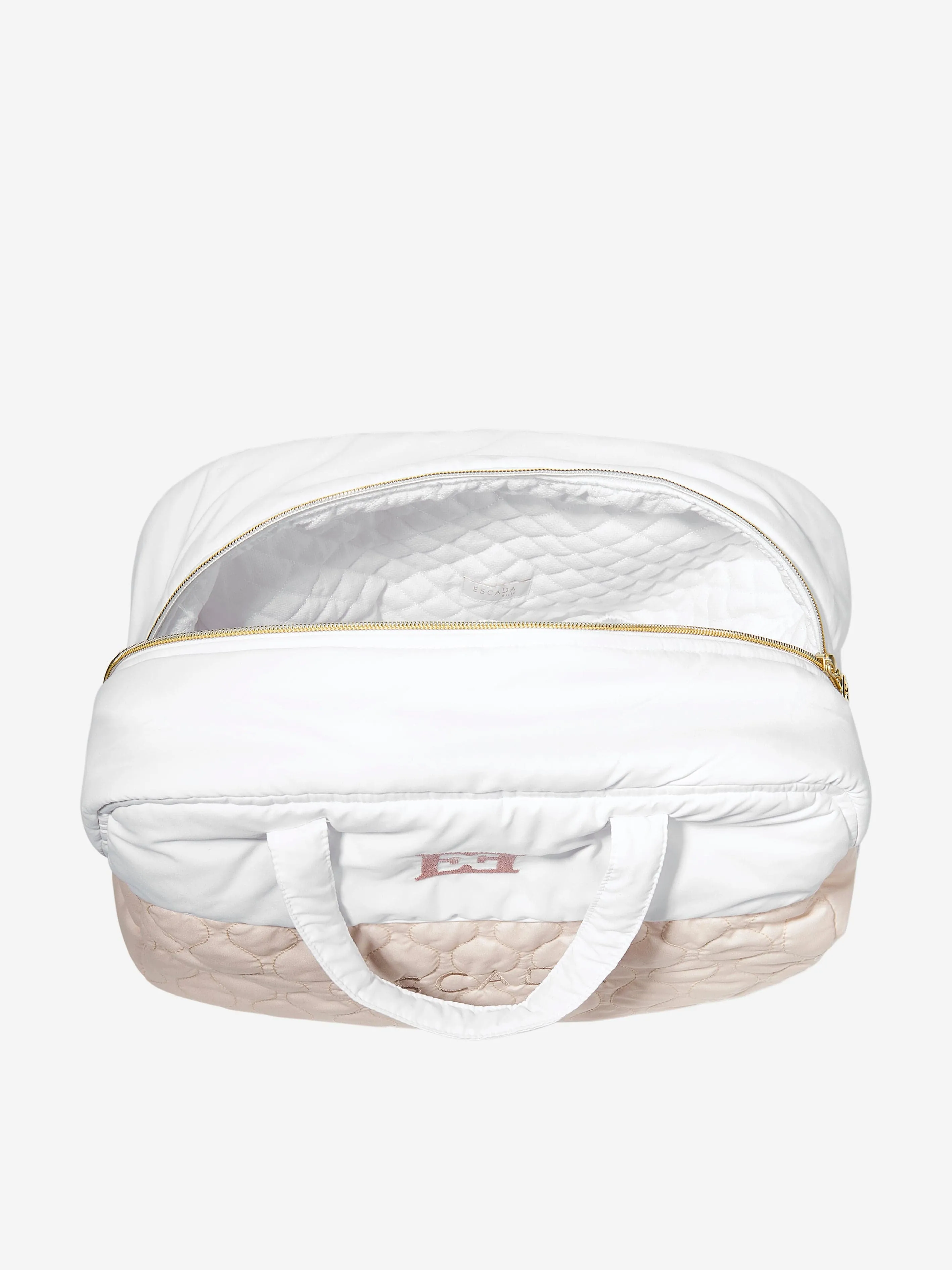 Escada Baby Girls Quilted Changing Bag in White (41cm)