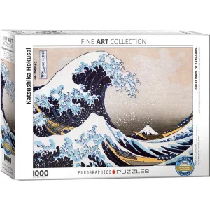 Eurographics The Great Wave Off Kanagawa by Hokusai - 1000 pc Puzzle