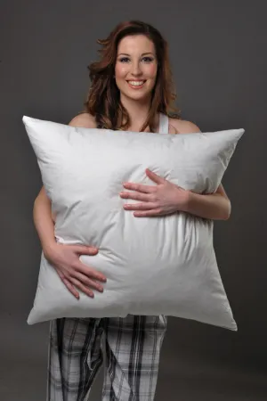 European Size Pillow 90% White Polish Goose Down 65cm2