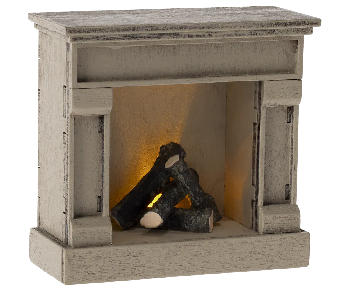 Fireplace Mouse - Off White