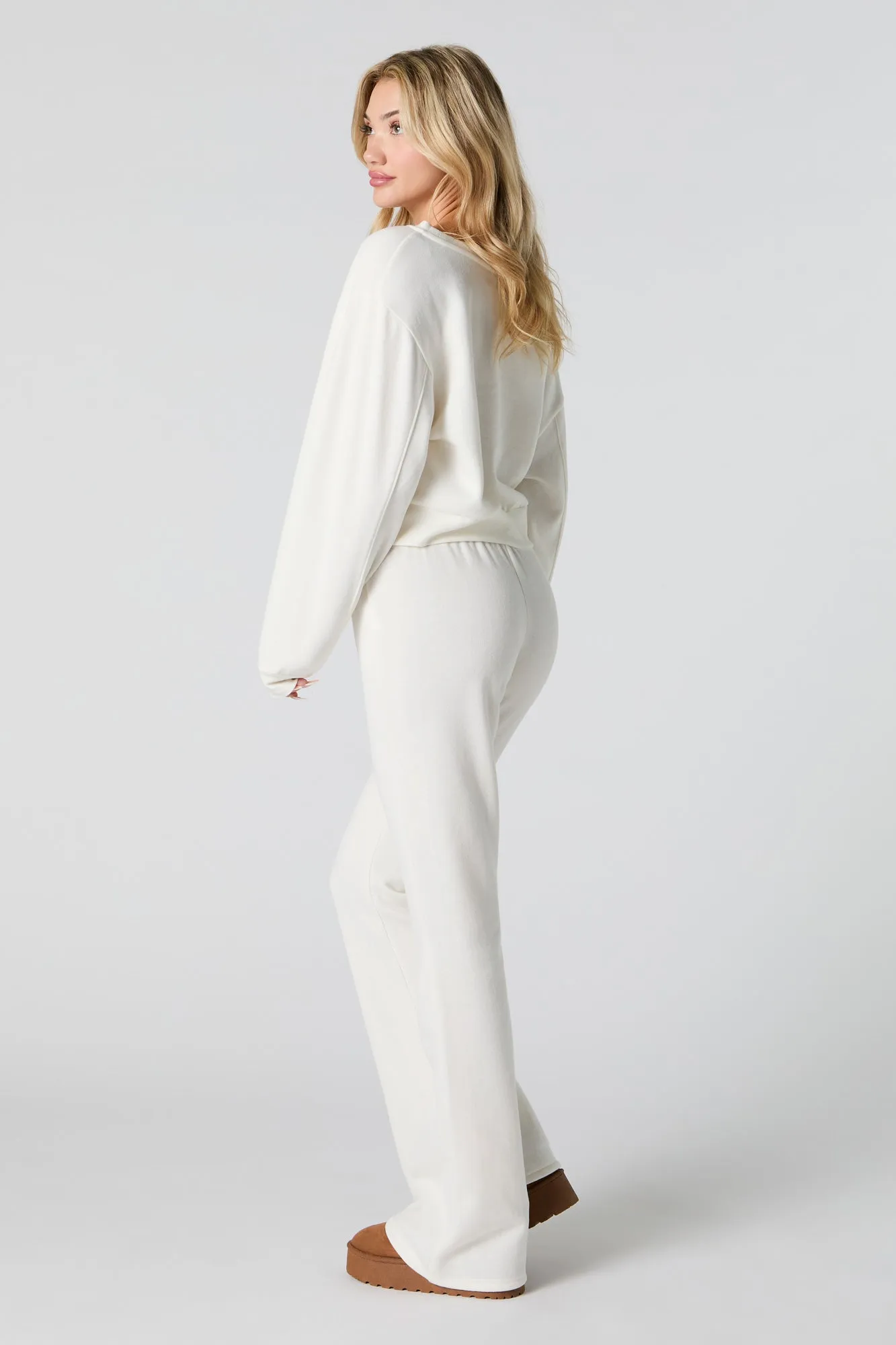 Fleece Flare Sweatpant
