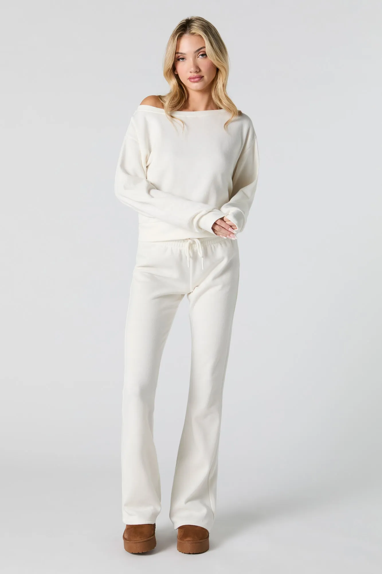 Fleece Flare Sweatpant