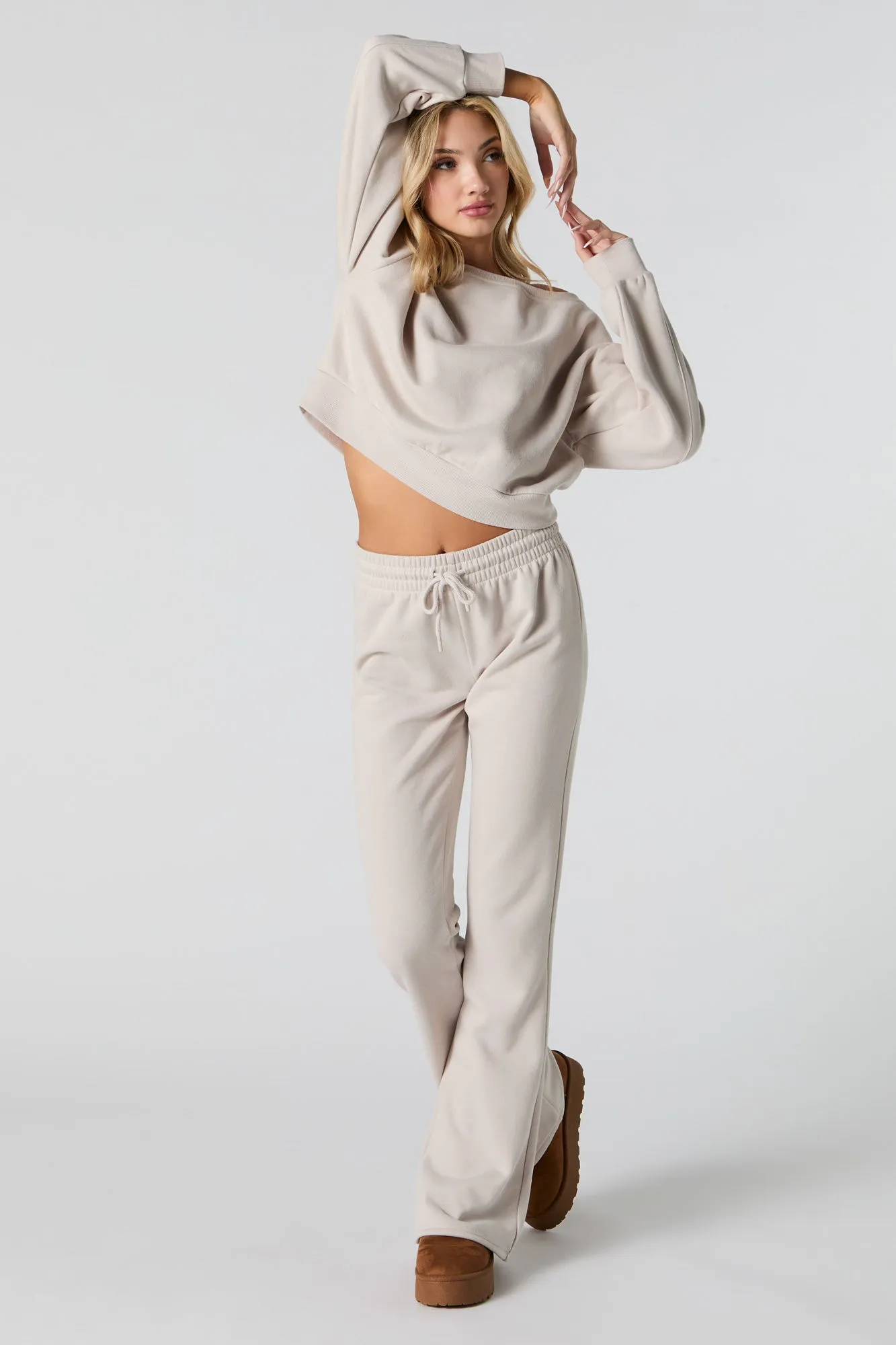 Fleece Flare Sweatpant