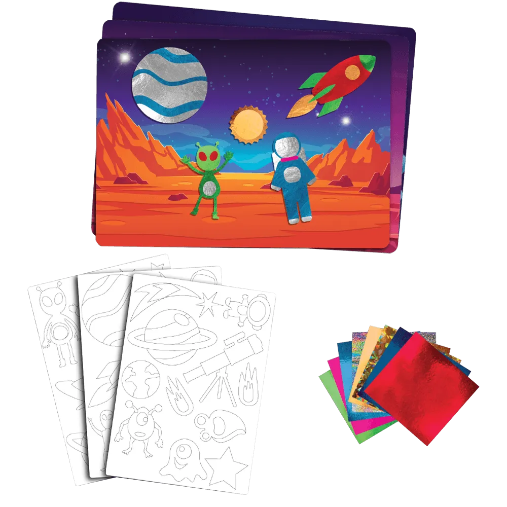 Foil Fun Space Explorer Foil Art Craft Kit