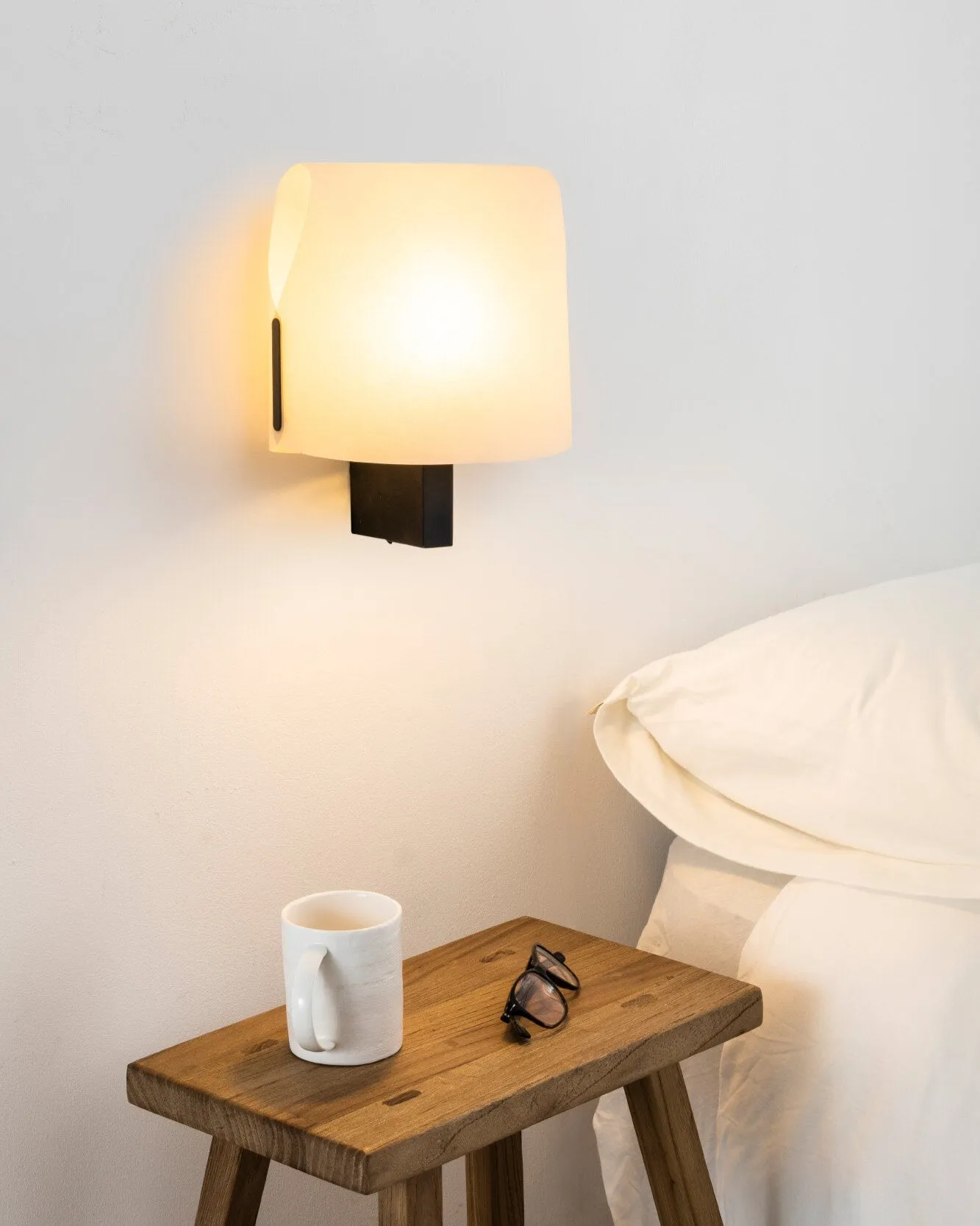 Folded Shade Wall Light