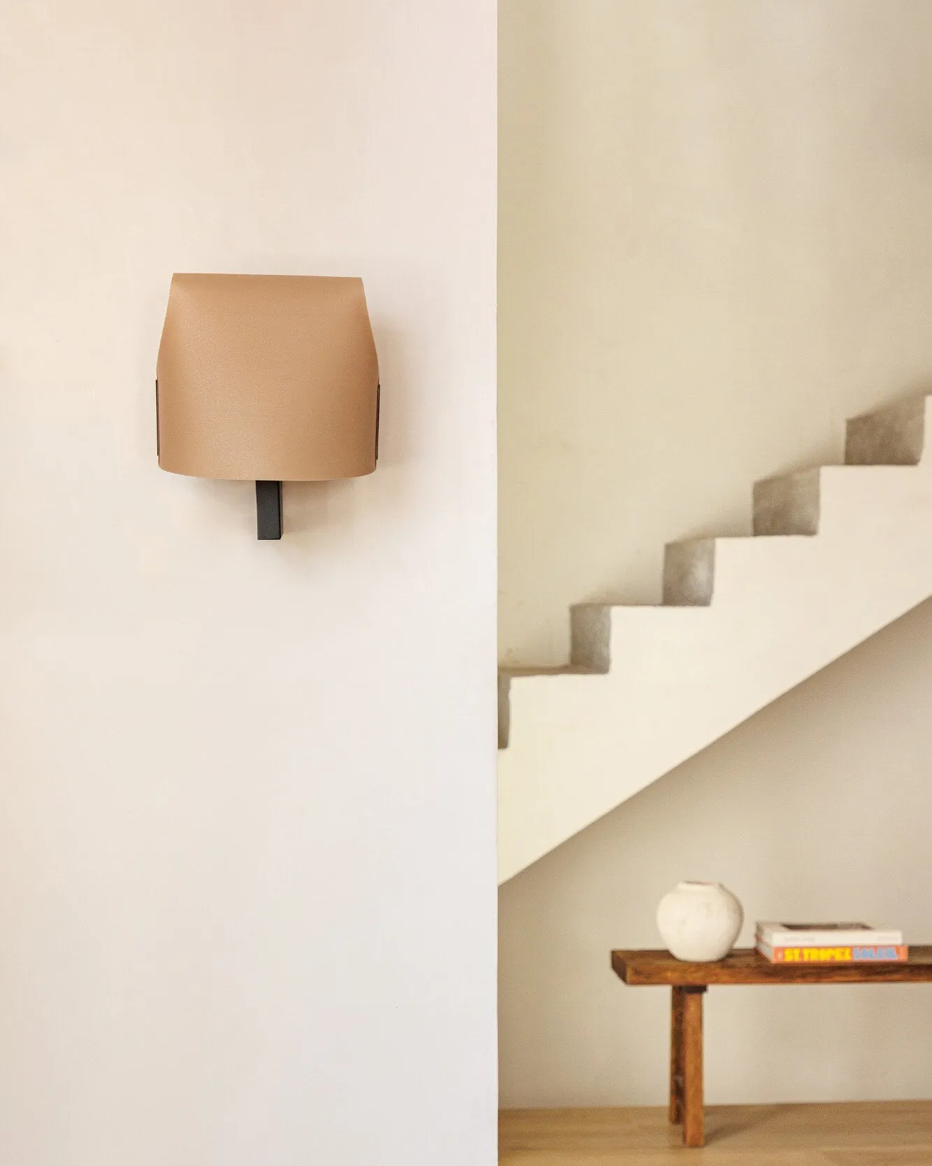 Folded Shade Wall Light